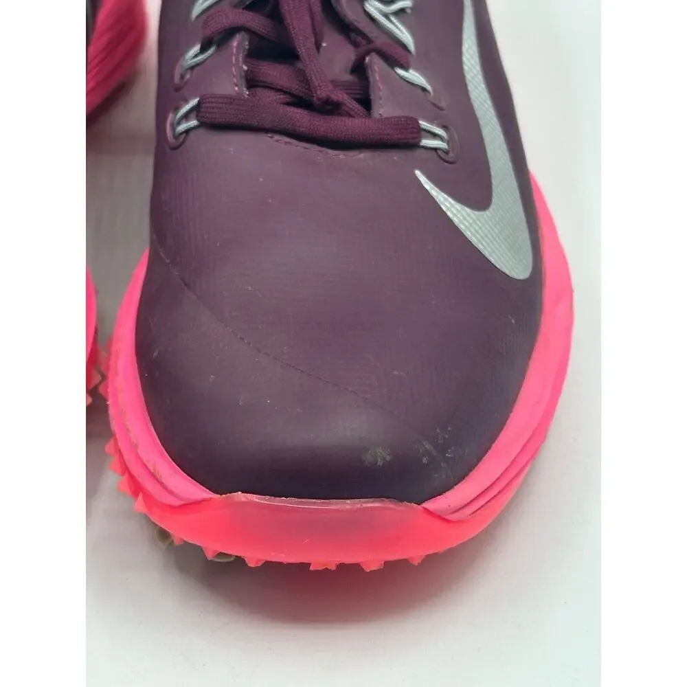 Nike Lunar Command 2 Size 8 Purple Pink Golf Shoes 880120-600